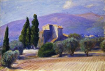 Farm House In Provence Artwork by William James Glackens