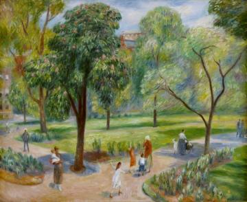 The Horse Chestnut Tree,washington Square Artwork by William James Glackens