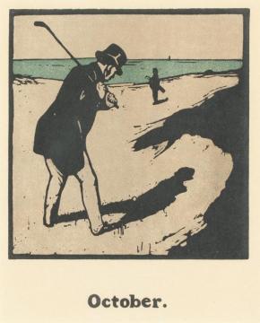 Almanac Of Twelve Sports Artwork by Sir William Nicholson