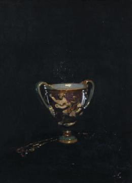The Canticelli Vase (the Wedgwood Bowl Or China Cup And Necklace) Artwork by Sir William Nicholson