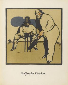 Almanach De Douze Sports,1898 Artwork by Sir William Nicholson