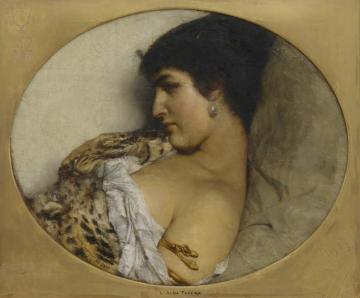 Cleopatra Artwork by Sir Lawrence Alma Tadema