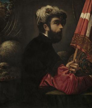 Portrait Of A Man As Saint George Artwork by Tintoretto Jacopo