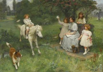 Well Done! Artwork by Arthur John Elsley