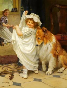 Before The Bath Artwork by Arthur John Elsley