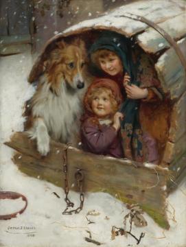 Weatherbound Artwork by Arthur John Elsley