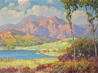 Lake Hodges, San Diego Artwork by Maurice Braun