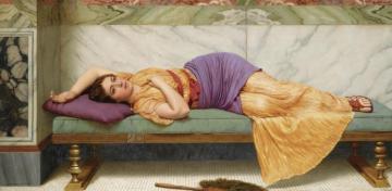 The Day Dream Artwork by John William Godward