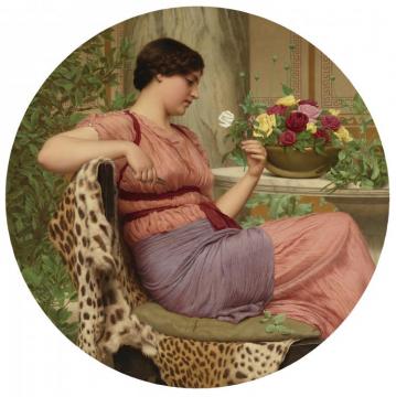 The Time Of Roses Artwork by John William Godward