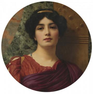 Contemplation I Artwork by John William Godward