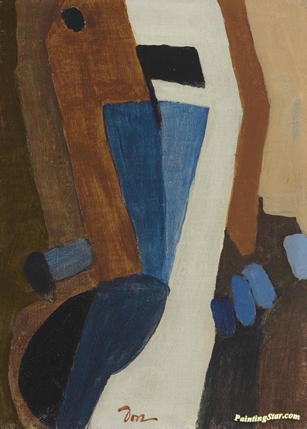 A Blue Jay Flew Up In A Tree Artwork by Arthur Dove