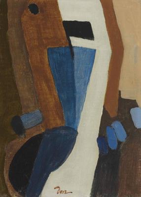 A Blue Jay Flew Up In A Tree Artwork by Arthur Dove