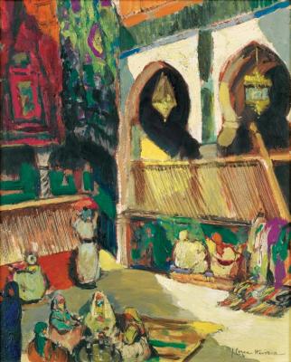 The Carpet Maker Artwork by José Cruz Herrera