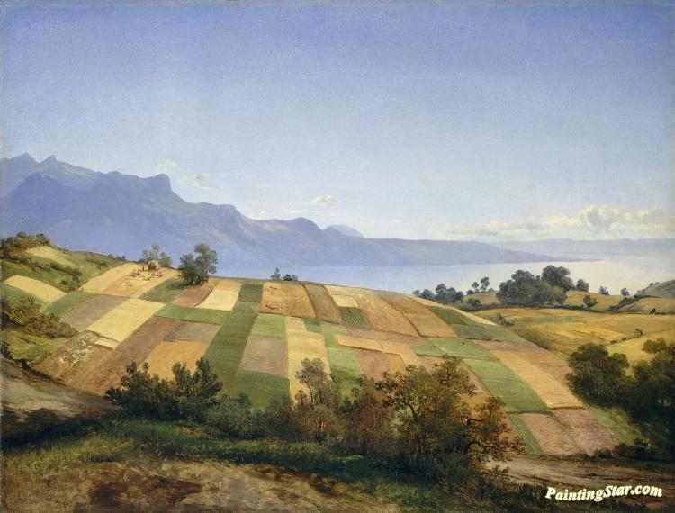 Swiss Landscape,1830 Artwork by Alexandre Calame