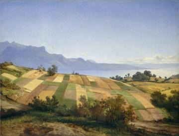 Swiss Landscape,1830 Artwork by Alexandre Calame
