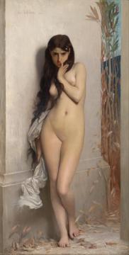 The Grasshopper Artwork by Jules Joseph Lefebvre