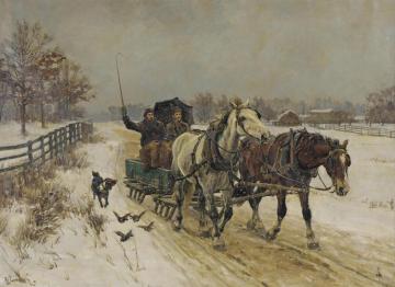 Sleigh Ride Artwork by Richard Lorenz