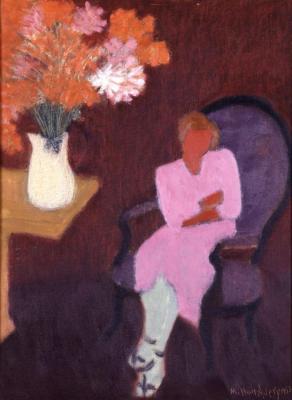 Seated Woman Artwork by Milton Avery