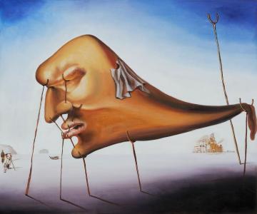 The Dream Artwork by Salvador Dalí