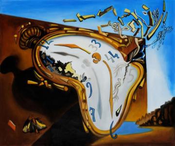 Soft Watch At The Moment Of Explosion, 1954 Artwork by Salvador Dalí