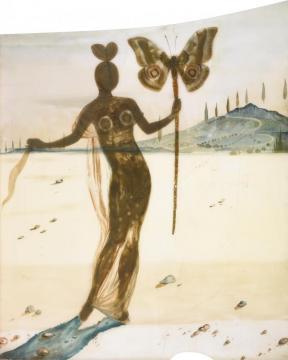 Crisalida (femme À La Tete Aux Ailes) Artwork by Salvador Dalí