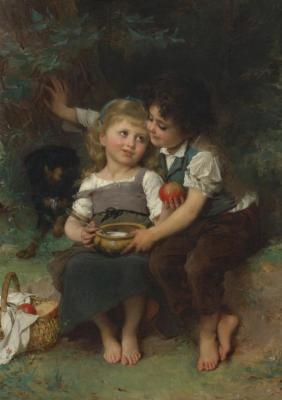 La Jatte De Lait Artwork by Emile Munier