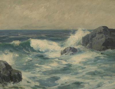 Crashing Waves Artwork by Maurice Braun
