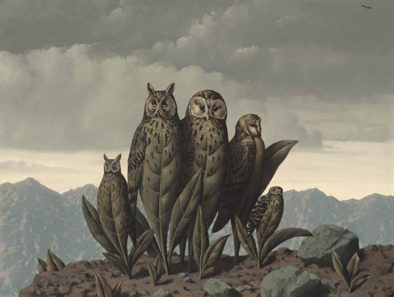 Magritte's Les Compagnons De La Peur, 1942 Artwork by Rene Magritte