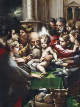 The Circumcision Artwork by Parmigianino