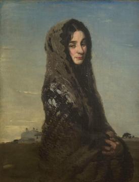 The Grey Shawl,1910 Artwork by Sir William Nicholson