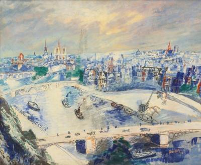 Le Pont Du Carrousel Artwork by Jean Dufy