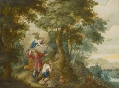 The Sacrifice Of Isaac Artwork by Frans Francken II