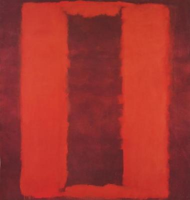 Untitled, Seagram Mural Sketch Technique Mixte Sur Toile Artwork by Mark Rothko