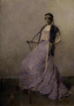 Iris Artwork by Thomas Wilmer Dewing
