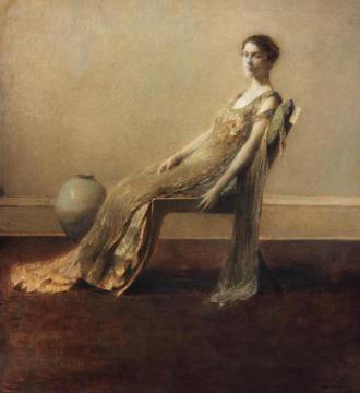 Green And Gold,1917 Artwork by Thomas Wilmer Dewing