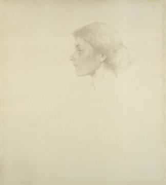 Portrait Of A Woman,1894 Artwork by Thomas Wilmer Dewing