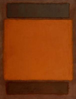 Orange, Brown, 1963 Artwork by Mark Rothko