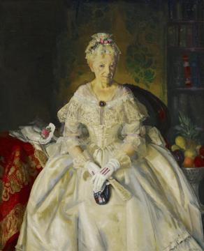 Mrs. T. In Cream Silk,no.2 Artwork by George Wesley Bellows