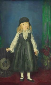 Anne With A Japanese Parasol,1917 Artwork by George Wesley Bellows