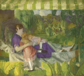 My Family,1916 Artwork by George Wesley Bellows