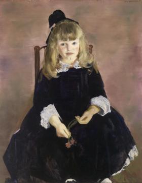 Anne In Black Velvet Artwork by George Wesley Bellows