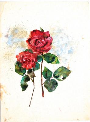 Two Roses Artwork by Stan Smith