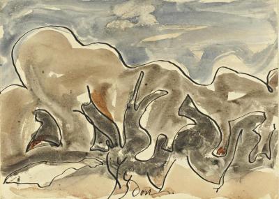 Dancing Tree Forms Artwork by Arthur Dove