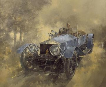 Rolls-royce Silver Ghost Artwork by Peter Miller