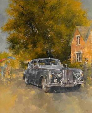 Silver Cloud Iii Singleton Village Blackpool Artwork by Peter Miller