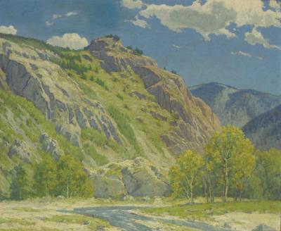 Summer Light In The Canyon Artwork by Maurice Braun