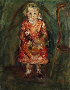 Young Girl With A Doll Artwork by Chaim Soutine