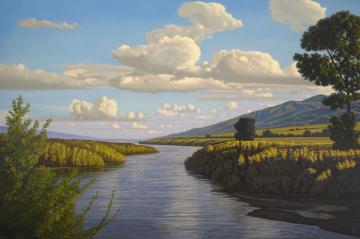 River, 2012 Artwork by David Ligare