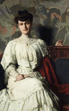 Portrait Of Marthe Hientz,circa 1906 Artwork by Thomas P. Anshutz