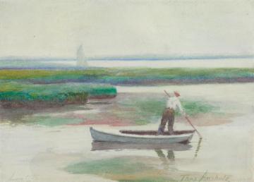 Low Tide,circa 1897 Artwork by Thomas P. Anshutz